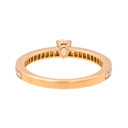 Bague 53 Chaumet Joséphine - Bague solitaire en or rose et diamants 58 Facettes 4166984RV