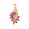 Pendentif Pendentif en or jaune 18 carats rubis et diamants 58 Facettes 4169051CN