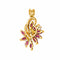 Pendentif Pendentif en or jaune 18 carats rubis et diamants 58 Facettes 4169051CN