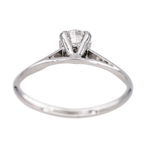 Bague 50 Bague Solitaire Or blanc Diamant 58 Facettes 4170229CN