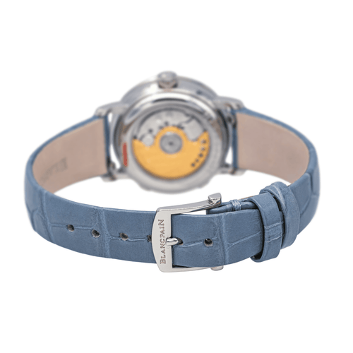 Montre Blancpain Villeret - Montre en acier Quantième Phases de Lune 58 Facettes 4173755RV