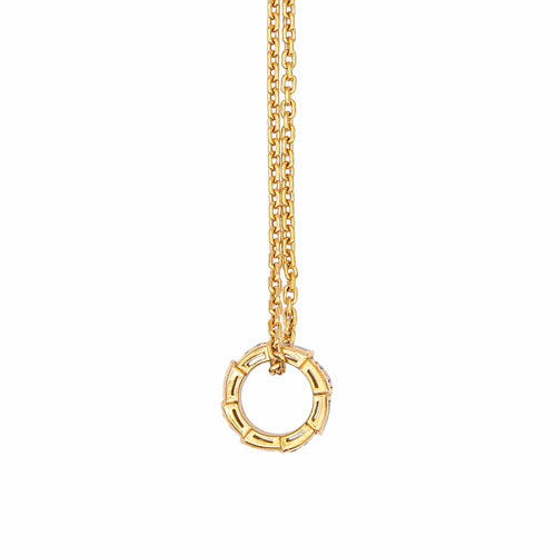 Collier Bulgari Serpenti - Collier pendentif en or rose avec diamants et nacre 58 Facettes 4173761RV