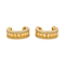 Boucles d'oreilles Bulgari B.zero1 Rock - Boucles d’oreilles créoles en or jaune et diamants 58 Facettes 4173764RV