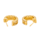 Boucles d'oreilles Bulgari B.zero1 Rock - Boucles d’oreilles créoles en or jaune et diamants 58 Facettes 4173764RV