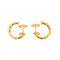 Boucles d'oreilles Bulgari B.zero1 Rock - Boucles d’oreilles créoles en or jaune et diamants 58 Facettes 4173764RV