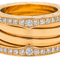 Bague 52 Bulgari B.Zero1 - Bague 4 rangs en or rose et diamants 58 Facettes 4173769RV