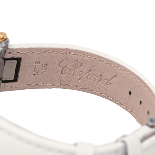 Montre Chopard Happy Sport - Montre en acier et or rose avec diamants 58 Facettes 4173786RV