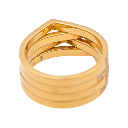 Bague 52 Repossi Antifer - Bague en or rose sertie de diamants 58 Facettes 4174360RV