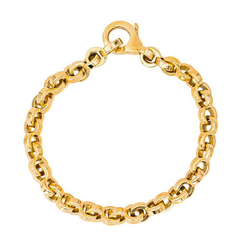 Bracelet Chopard - Bracelet maille jaseron en or jaune 18K 58 Facettes 4174939CN