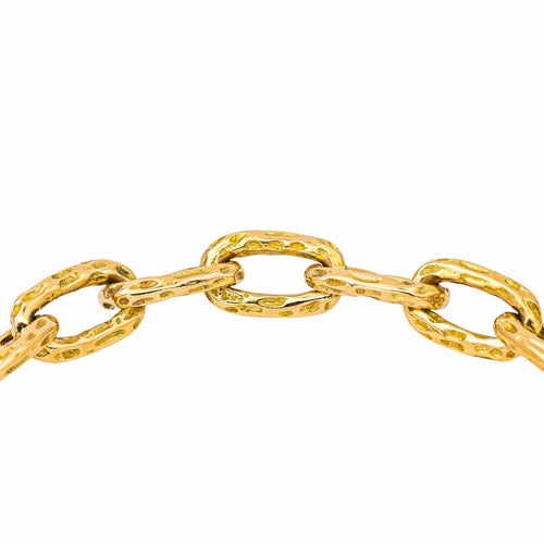 Bracelet Bracelet chaîne maille forçat en or jaune 18 carats 58 Facettes 4175004CN