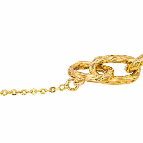Bracelet Bracelet chaîne maille forçat en or jaune 18 carats 58 Facettes 4175004CN