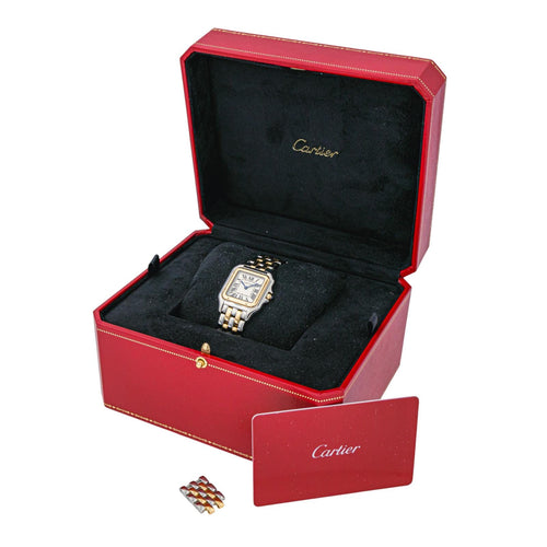 Montre Cartier Panthère - Montre en or jaune 18 carats et acier 58 Facettes 4183085CN