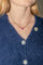 Collier Collier en or jaune 18 carats serti de rubis 58 Facettes 4190789CN