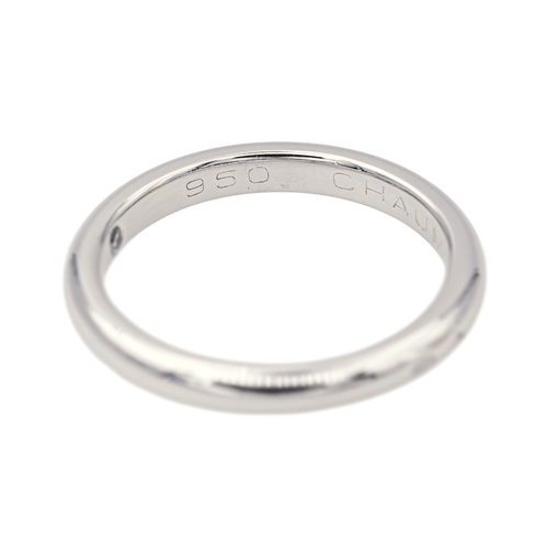 Bague 50.5 Chaumet Les Éternelles - Bague alliance en platine et diamant 58 Facettes 4195561RV