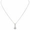 Collier Collier avec pendentif en or blanc 18 carats et diamants 58 Facettes 4199346CN