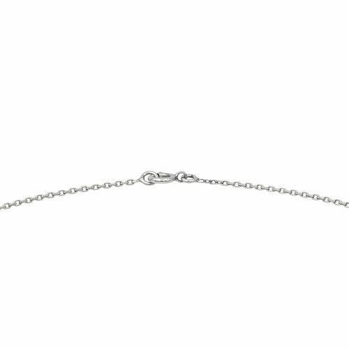 Collier Collier avec pendentif en or blanc 18 carats et diamants 58 Facettes 4199346CN