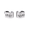 Boucles d'oreilles Boucles d’oreilles puces en or blanc 18 carats avec diamants 58 Facettes 4221378RV