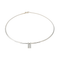 Collier Collier pendentif motifs géométriques en or jaune et or blanc avec diamants 58 Facettes 4221379RV