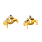 Boucles d'oreilles Guy Laroche - Boucles d'oreilles en or tricolore et diamants 58 Facettes 4226569CN