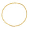 Collier Collier maille gourmette en or jaune 18 carats 58 Facettes 4242537CN