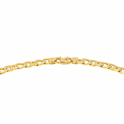 Collier Collier maille gourmette en or jaune 18 carats 58 Facettes 4242537CN