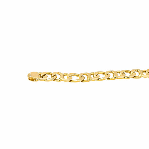Collier Collier maille gourmette en or jaune 18 carats 58 Facettes 4242537CN