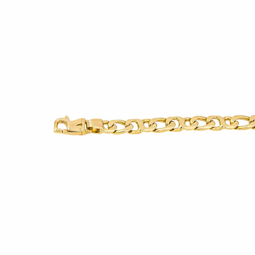 Collier Collier maille gourmette en or jaune 18 carats 58 Facettes 4242537CN