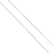 Collier Collier point lumineux - Chaîne maille forçat en or blanc 18 kt et diamant 0,27 ct 58 Facettes 425