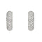 Boucles d'oreilles Boucles d'oreilles créoles en or blanc 18 carats et diamants 58 Facettes 4268398RV