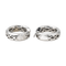 Boucles d'oreilles Boucles d'oreilles créoles en or blanc 18 carats et diamants 58 Facettes 4268398RV