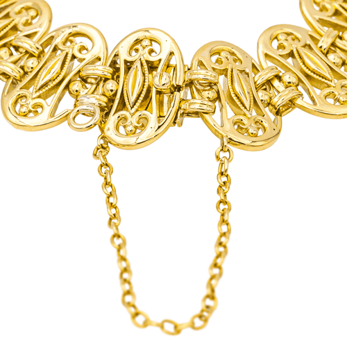 Bracelet Bracelet Art nouveau en or jaune 18 carats 58 Facettes 4274239RV