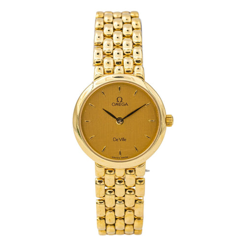 Montre Omega De Ville - Montre en or jaune 18 carats 58 Facettes 4283469CN