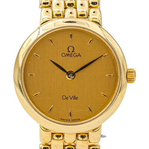 Montre Omega De Ville - Montre en or jaune 18 carats 58 Facettes 4283469CN