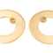 Boucles d'oreilles Dinh Van Cible - Boucles d’oreilles puces en or jaune et diamants 58 Facettes 4284535RV