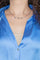 Collier Collier en or blanc 18 carats serti de 3 diamants 58 Facettes 4285554CN