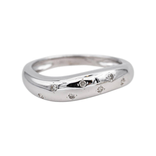 Bague 58 Bague Or blanc Diamant 58 Facettes 4285922RV