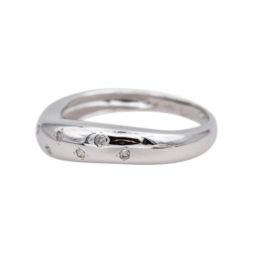 Bague 58 Bague Or blanc Diamant 58 Facettes 4285922RV