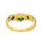 Bague 54 Bague jonc en or jaune 18 carats avec émeraude et diamants 58 Facettes 4286093CN