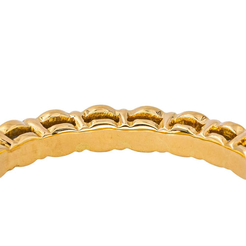 Bague 53 Alliance américaine - Bague en or jaune 18 carats et diamants 58 Facettes 4286096CN