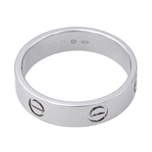 Bague 64 Cartier Love - Bague en platine 950 58 Facettes 4286192CN