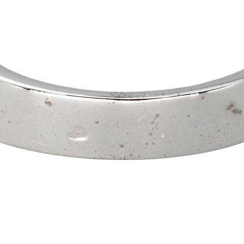 Bague 54 Bague demi-alliance en or blanc 18 carats et diamants 58 Facettes 4292752CN