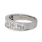 Bague 53.5 Alliance - Bague en or blanc 18K pavée de diamants 58 Facettes 4292753CN
