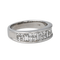 Bague 53.5 Alliance - Bague en or blanc 18K pavée de diamants 58 Facettes 4292753CN