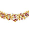 Collier Collier motifs floraux en or jaune 18 carats, rubis et diamants 58 Facettes 4314013CN