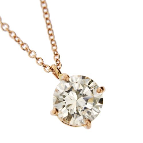 Collier Collier - Solitaire 1,13 ct en or rose 18 carats 58 Facettes 431
