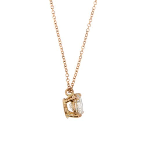 Collier Collier - Solitaire 1,13 ct en or rose 18 carats 58 Facettes 431