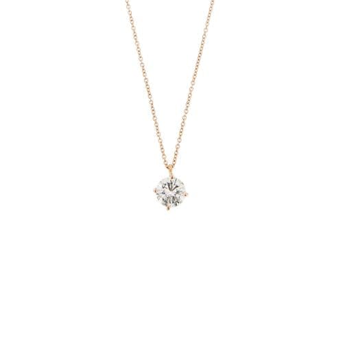 Collier Collier - Solitaire 1,13 ct en or rose 18 carats 58 Facettes 431