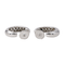 Boucles d'oreilles Boucles d'oreilles créoles en or blanc 18 carats et diamants 58 Facettes 4324639CN