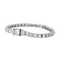 Bracelet Bracelet tennis Art déco en or blanc 18 ct et platine, diamants 58 Facettes 4327594CN