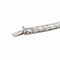 Bracelet Bracelet tennis Art déco en or blanc 18 ct et platine, diamants 58 Facettes 4327594CN